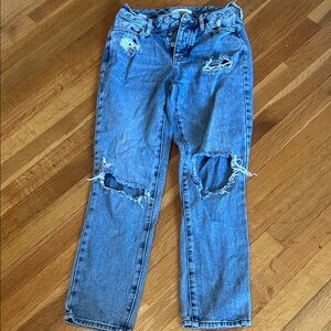 PacSun Blue Distressed Boyfriend Jeans